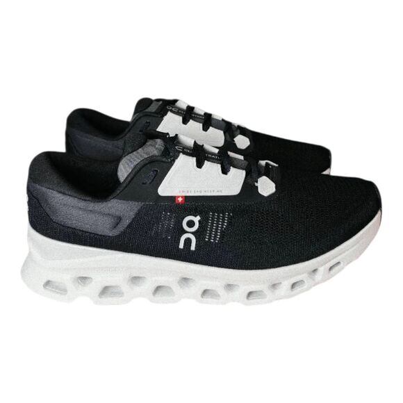 NWOB ON RUNNING Cloudstratus 4 \'Black White\' Running Shoes Size 11.5 main image 9